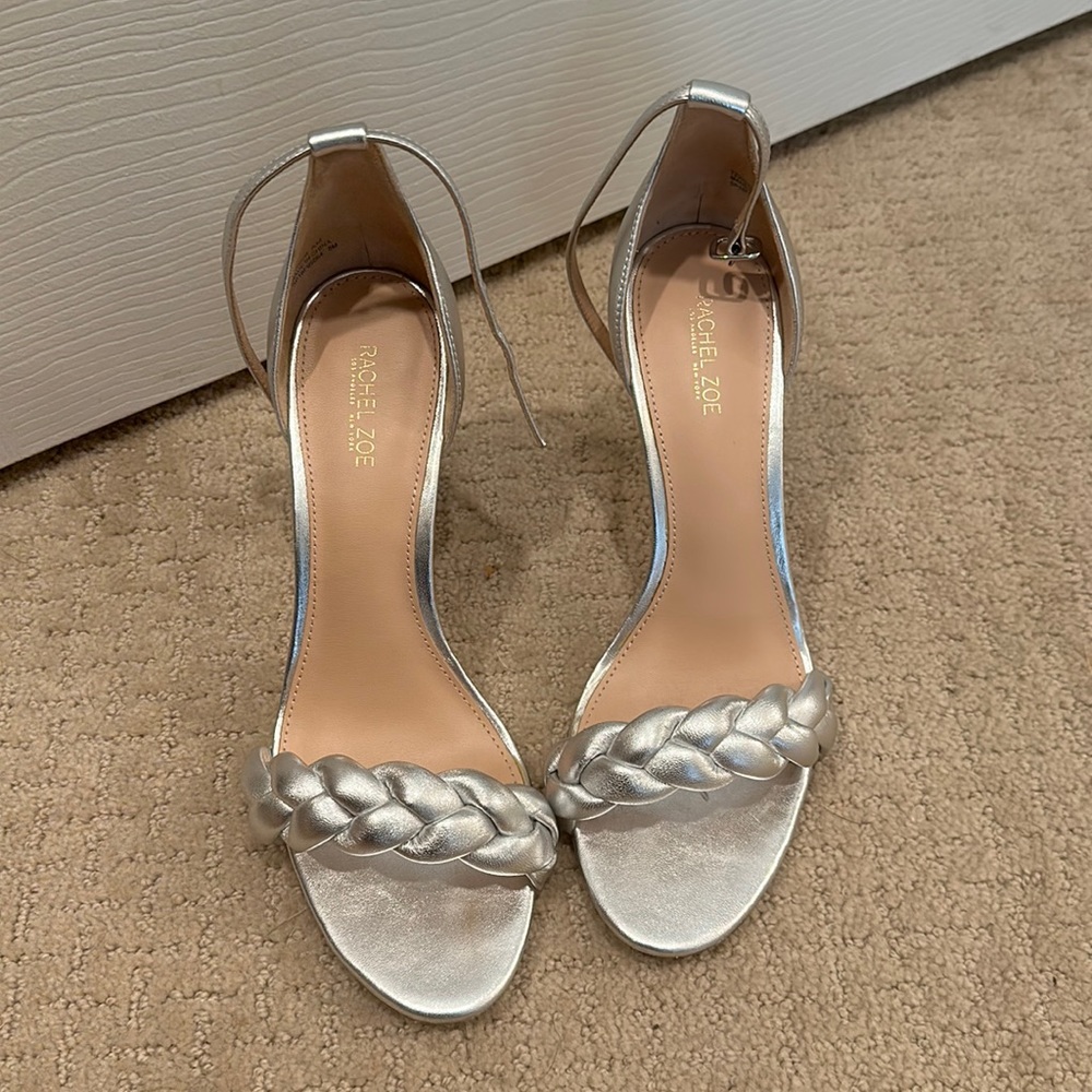 Silver Rachel Zoe Heels